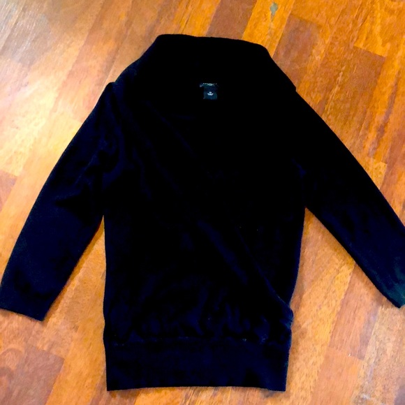 Ann Taylor cowl neck front wrap sweater top Sz XS - Picture 1 of 12